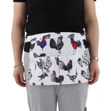 Kinderschürze Mit 3 Taschen, Modell 2 - Waschbarer Stoff, Größe S (62 G)