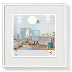 walther + design Lifestyle Kunststoff Bilderrahmen 030X030 WEISS