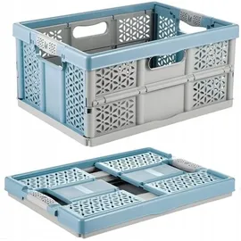 KEEEPER Klappbox Lea 48,5 x 35 x 23,5 cm 24-tlg. blau