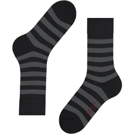 Falke Sensitive Mappd Line Sneakersocken Schwarz/Grau 43-46