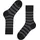 Falke Sensitive Mappd Line Sneakersocken Schwarz/Grau 43-46