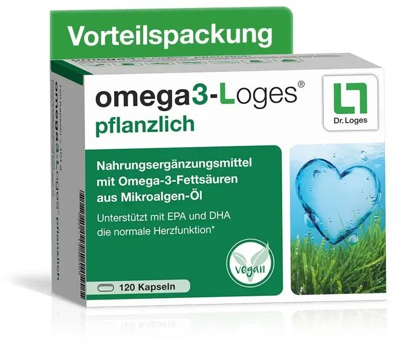 omega3-Loges® pflanzlich Kapseln 120 St 120 St Kapseln