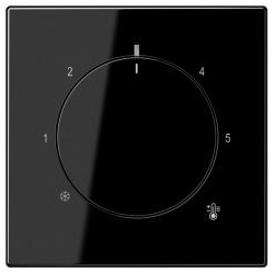Jung Abdeckung für Thermostat (schwarz)