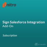 Schwarzkopf Nitro Sign Salesforce Integration - Add-On 3 Year Subscription per Year ESD