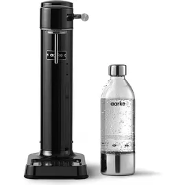 Aarke Carbonator 3 black chrome + PET-Flasche