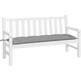 vidaXL Gartenbank-Auflage Grau 150x50x7 cm Oxford-Gewebe