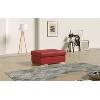 sit&more Polsterhocker Broadway Mikrofaser 99 x 42 x 65 cm Rot