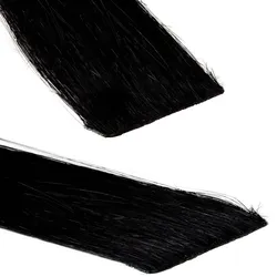 hair2heart Invisible Tape Extensions Premium Echthaar #2/0 Schwarz 60cm Damen 