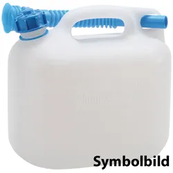 Wasserkanister ECO mit Auslaufrohr -  370 / 750 / 440 - natur