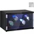 Vevor Uhrenbeweger für 4 Automatikuhren mit LED-Beleuchtung Max. 20 cm Riemenlänge Schwarz