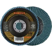 RHODIUS ALPHAline LGZ F3 Fächerschleifscheibe 115 x 22,23 mm