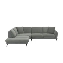 medium Ecksofa  Romance ¦ grau ¦ Maße (cm): B: 310 H: 86 T: 253.0
