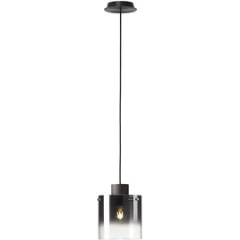 Brilliant Beth 1-flg. 20 cm zylinderförmig braun/rauchglas