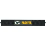 FANMATS 13986 Green Bay Packers Getränke-Bar-Matte, 8,3 cm. x 61 cm. - Strapazierfähige Abtropfmatte, leicht zu reinigen, Thekenmatte