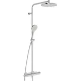 Hansa HANSAVIVA Regenbrause-Duscharmatur ThermoCool Stahl gebürstet 6515920180