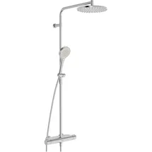Hansa HANSAVIVA Regenbrause-Duscharmatur ThermoCool Stahl gebürstet 6515920180