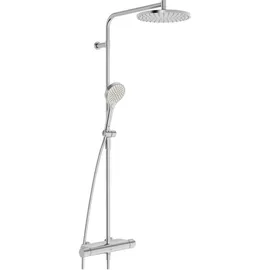 Hansa HANSAVIVA Regenbrause-Duscharmatur ThermoCool Stahl gebürstet 6515920180