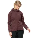 Jack Wolfskin Windhain Hoody Women XS dark maroon dark maroon