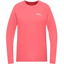 Jack Wolfskin Prelight Swift Langarm-t-shirt - Sunset Coral - M