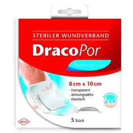 dr. ausbüttel gmbh & co. kg Dracopor Waterproof Wundverband steril 8cmx10cm 5 st