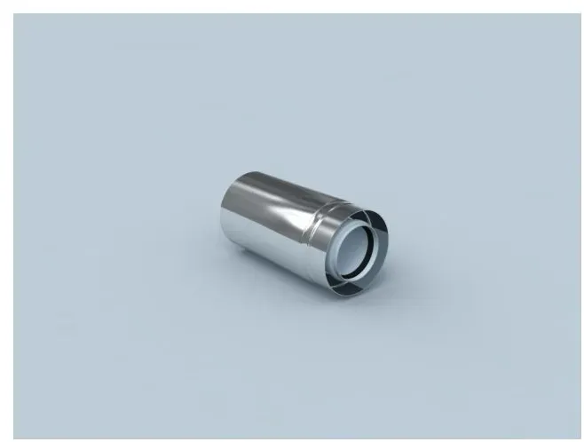 Bertrams Polyline LAS Rohr 42RL250-A110 250 mm, DN 110/160, außen, Edelstahl