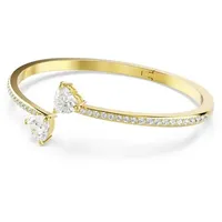 Swarovski Mesmera Armreif Herz, Weiß, 5733474, Größe M