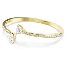 Swarovski Mesmera Armreif Herz, Weiß, 5733474, Größe M