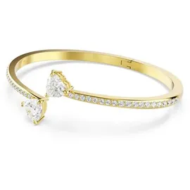 Swarovski Mesmera Armreif Herz, Weiß, 5733474, Größe M