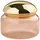 Giftcompany Voile Glasdose M braun/Gold 10,5cm