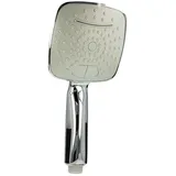 tecuro - Handbrause ew-120Q mit Schwallstrahl - ideal für Sauna und Wellness - verchromt