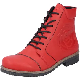 Rieker Damen Stiefelette 73504-33 rot Gr. 42