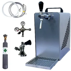 BieTal BieTal® Bierzapfanlage Bierkühler Zapfanlage 30 L/h SET Typ M 0,5Kg CO2