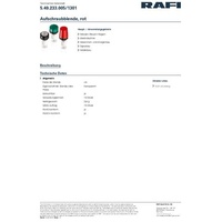 RAFI 5.49.233.005/1301 Rot