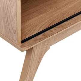 Beliani Toledo TV-Möbel 180 x 40 x 44 cm Braun Holzwerkstoff