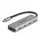DeLock 64238 USB-Hub 4 Port USB-C® USB 3.2 Gen1 5 GBit/s mit USB-C® Stecker Grau 64238