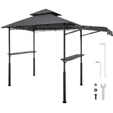Vevor Grillpavillon 2,43 x 1,5 m Silber