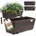 CASARIA Balkonkasten 60 x 20 x 19 cm Braun