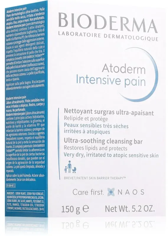 Bioderma Atoderm Intensive Reinigungsseife für trockene und sehr trockene Haut 150 g