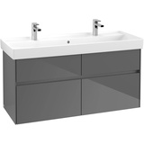 Villeroy & Boch Collaro Waschtischunterschrank C01200FP 115,4x54,6x44,4cm, Glossy Grey