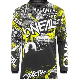 O'Neal Element Jersey Attack | Erwachsene | Schwarz Neon-Gelb | Größe M