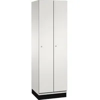 C+P Umkleidespind 4510020S10019 Sockel 2Abteile B600mm lgr/lgr