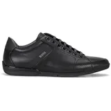 Boss Men Saturn_Lowp_lux4 A_N Sneaker aus Leder Modell Saturn Lux4, A 10214348 Sportschuhe - Black 45