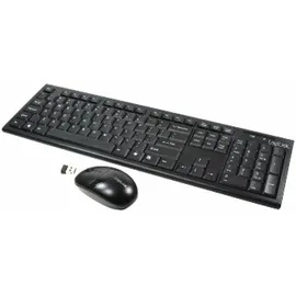 Logilink Wireless Tastatur DE Set schwarz (ID0104)