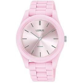 Lorus Damen Analog Quarz Uhr mit Silicone Armband RG257RX9
