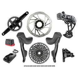 SRAM Mullet Rival eTap GX Eagle AXS Gravel Gruppe | 52 Zähne