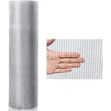 Costway Volierendraht 15 m x 1 m Silber