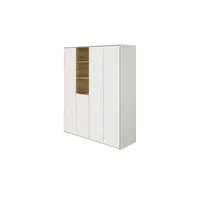 Paidi Kleiderschrank Lieven 166 x 204 cm Dekor Weiß