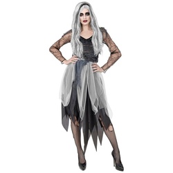 Widmann S.r.l. Hexen-Kostüm Halloween Kostüm ‚Ghostly Spirit‘ für Damen, Geis bunt XS