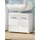 inn.furn Waschbeckenunterschrank Weiß Hochglanz 60 cm 2 Fächer, Leon