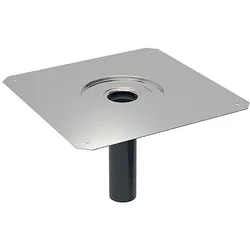 Geberit Pluvia Dampfsperrenanschluss Außendurchmesser 56mm, Anschluss Abdichtung Edelstahl 1,4301 359113001